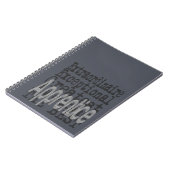 Apprentice Extraordinaire Notitieboek (Linkerzijde)