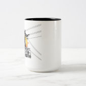 Apprentice Lineman Graduation Electrical  Tweekleurige Koffiemok (Center)