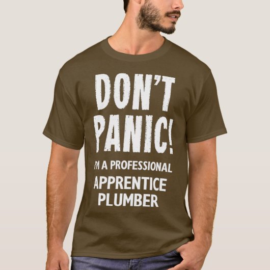 Apprentice Plumber T-shirt (Voorkant)