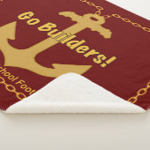 Apprentice School “Go Builders” Sherpa Blanket Sherpa Deken (3/4)