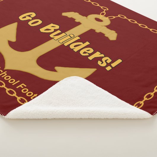 Apprentice School “Go Builders” Sherpa Blanket Sherpa Deken (3/4)