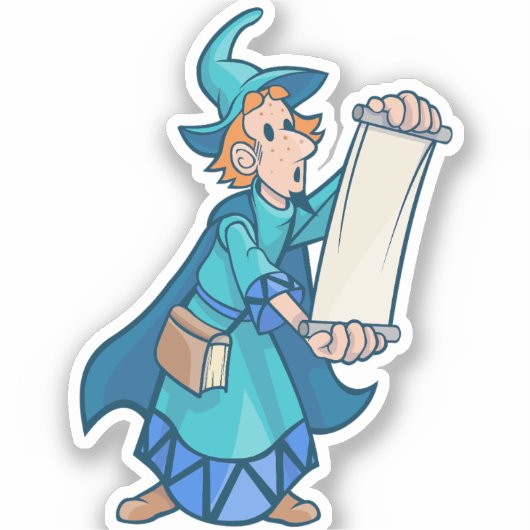 Apprentice van wizard sticker (Voorkant)