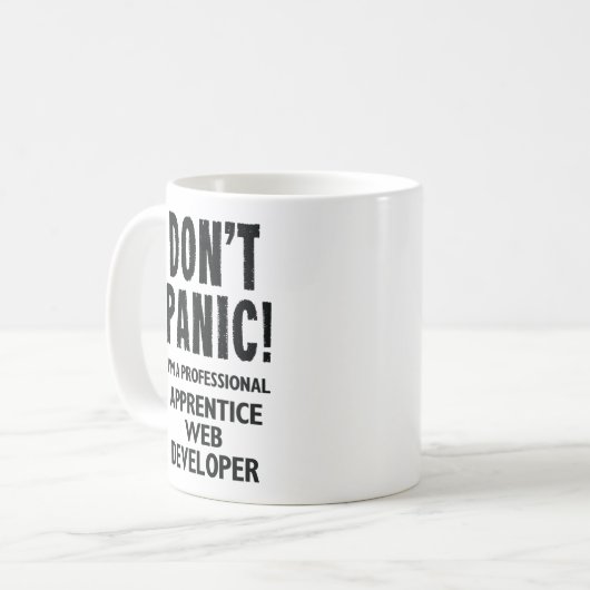 Apprentice Web Developer Koffiemok (Voorkant links)