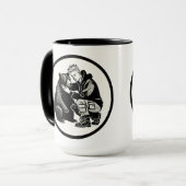 Approachable Wolf : Buddy Bear Mug Mok (Voorkant links)