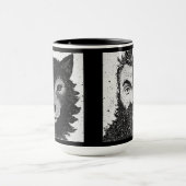 Approachable Wolf : Half Wolf Mug Mok (Midden)