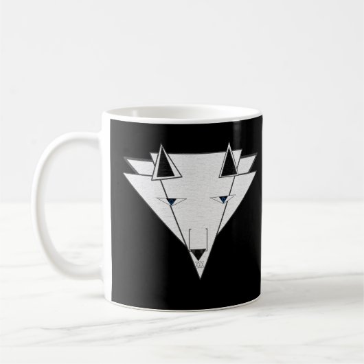 Approachable Wolf Mug by JHT Koffiemok (Links)