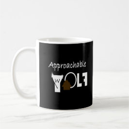 Approachable Wolf Mug by JHT  Koffiemok