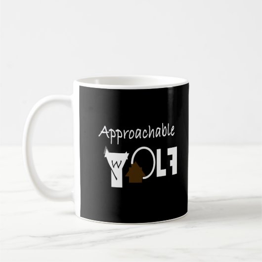Approachable Wolf Mug by JHT Koffiemok (Links)