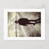 Approachable Wolf Post Card Print Briefkaart (Voorkant)