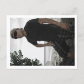 Approachable Wolf Post Card Print Briefkaart (Voorkant)