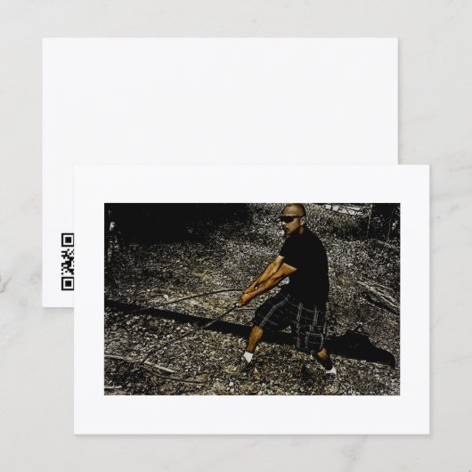 Approachable Wolf Post Card Print Briefkaart (Voorkant / Achterkant)