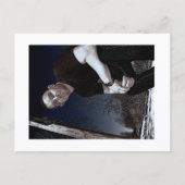 Approachable Wolf Post Card Print Briefkaart (Voorkant)