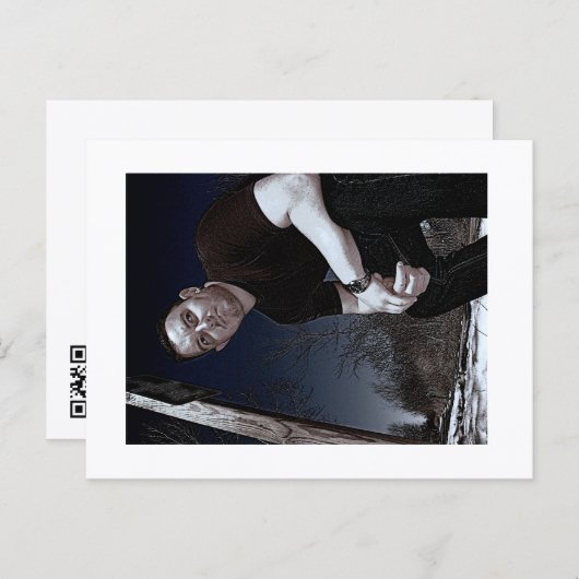 Approachable Wolf Post Card Print Briefkaart (Voorkant / Achterkant)