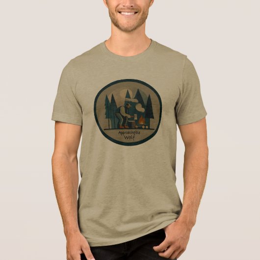 Approachable Wolf Tee Shirt (Voorkant)