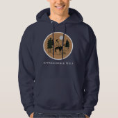  ApproachableWolf ( Blue ) Hoodie by JH Thornton (Voorkant)