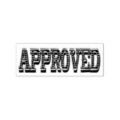 APPROVED Office Work Business School Rubberstempel (Afrduk)
