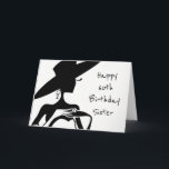 APPY **60th** BIRTHDAY ***SISTER *** KAART<br><div class="desc">HEBBEN VEEL ***ZISTER*** EN WIE EEN ****60e TWEEDE DAG****** HEEFT,  EN GA DAN NAAR HAAR EN VERZENDT OF GEEF DEZE KUSTKAART VANDAAG! BEDANKT VOOR HET OPSLAAN MET 1 VAN DE 8 STORES</div>