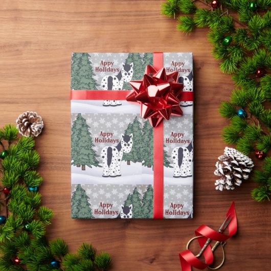 Appy Feestdagen Leopard Appaloosa Horse Kerstmis Cadeaupapier (Feestdagen Geschenken)