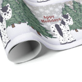Appy Feestdagen Leopard Appaloosa Horse Kerstmis Cadeaupapier (Rol Hoek)