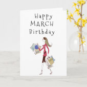 APPY ***MAART *** ZELDAG VOOR **HER* KAART (Gele Bloem)