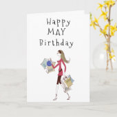 APPY ***MEI *** ZELDAG VOOR **HER ** KAART (Gele Bloem)