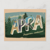 APRA-Briefkaart Briefkaart (Voorkant)