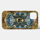 Aprallet Baxter Victoriaans monogram Case-Mate iPhone Case (Achterkant (horizontaal))