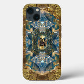 Aprallet Baxter Victoriaans monogram Case-Mate iPhone Case (Achterkant)