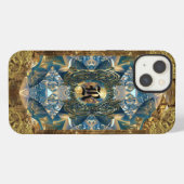 Aprallet Baxter Victoriaans Monogram iPhone Hoesje (Achterkant horizontaal)