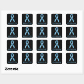 Apraxia Advocate Black Square Sticker (Vel)