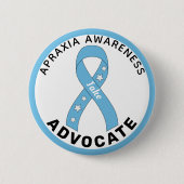 Apraxia Awareness Advocate Ribbon White Button (Voorkant)