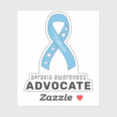 Apraxia Awareness Advocate Vinyl Sticker (Vel)