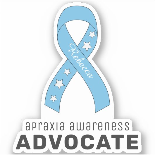 Apraxia Awareness Advocate Vinyl Sticker (Voorkant)