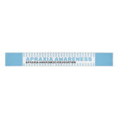 Apraxia Awareness Pattern Ribbon Grosgrain Lint (Voorkant)