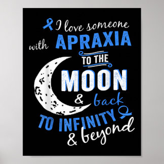 Apraxia Awareness Shirt - Apraxia T Shirt voor kin Poster
