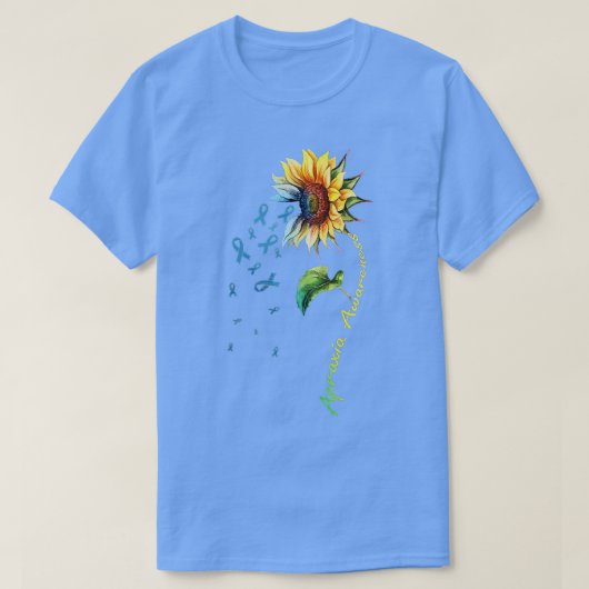 Apraxia Awareness Sunflower T-shirt (Design voorkant)