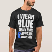 Apraxia Awareness Survivor Draag Warrior 1 T-shirt (Voorkant)