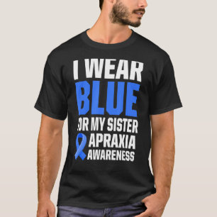 Apraxia Awareness Survivor Draag Warrior 25 T-shirt