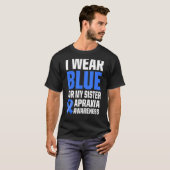 Apraxia Awareness Survivor Draag Warrior 25 T-shirt (Voorkant volledig)