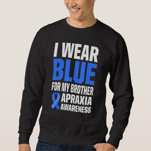 Apraxia Awareness Survivor Draag Warrior 35 Trui (Voorkant)