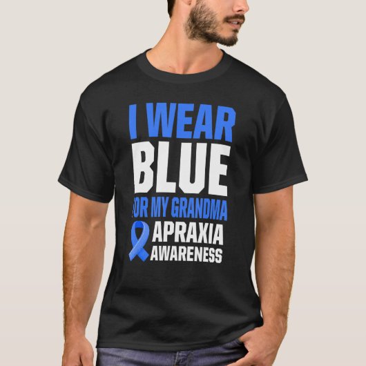 Apraxia Awareness Survivor Draag Warrior 8 T-shirt (Voorkant)