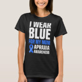 Apraxia Awareness Survivor Draag Warrior T-shirt (Voorkant)