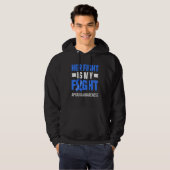 Apraxia Awareness Survivor Fight Warrior 1 Hoodie (Voorkant volledig)