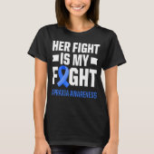 Apraxia Awareness Survivor Fight Warrior 6 T-shirt (Voorkant)