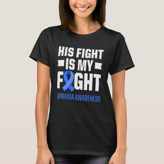 Apraxia Awareness Survivor Fight Warrior 7 T-shirt (Voorkant)