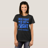 Apraxia Awareness Survivor Fight Warrior T-shirt (Voorkant volledig)
