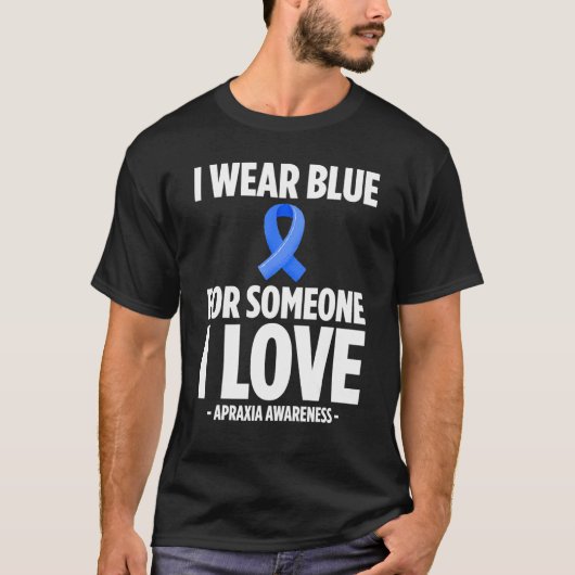 Apraxia Awareness Survivor Love Warrior T-shirt (Voorkant)
