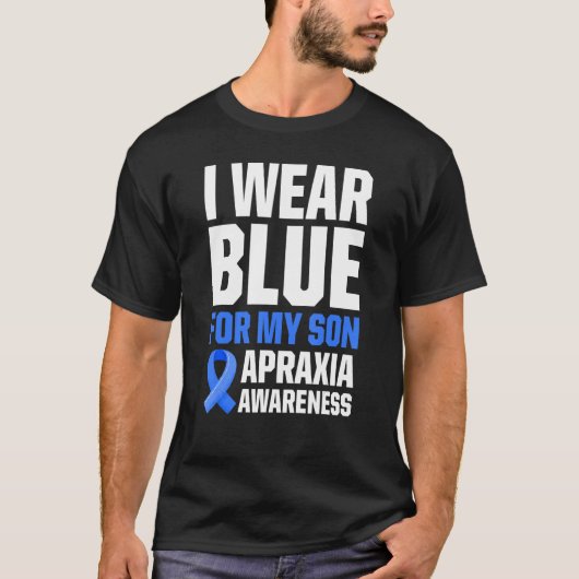 Apraxia Awareness Survivor Wear Warrior 1 T-shirt (Voorkant)