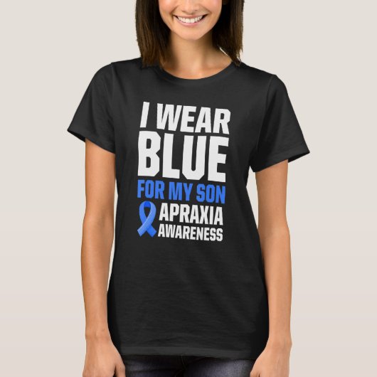 Apraxia Awareness Survivor Wear Warrior 1 T-shirt (Voorkant)