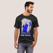 Apraxia Bewustzijn Mama Support Ribbon T-shirt (Voorkant volledig)
